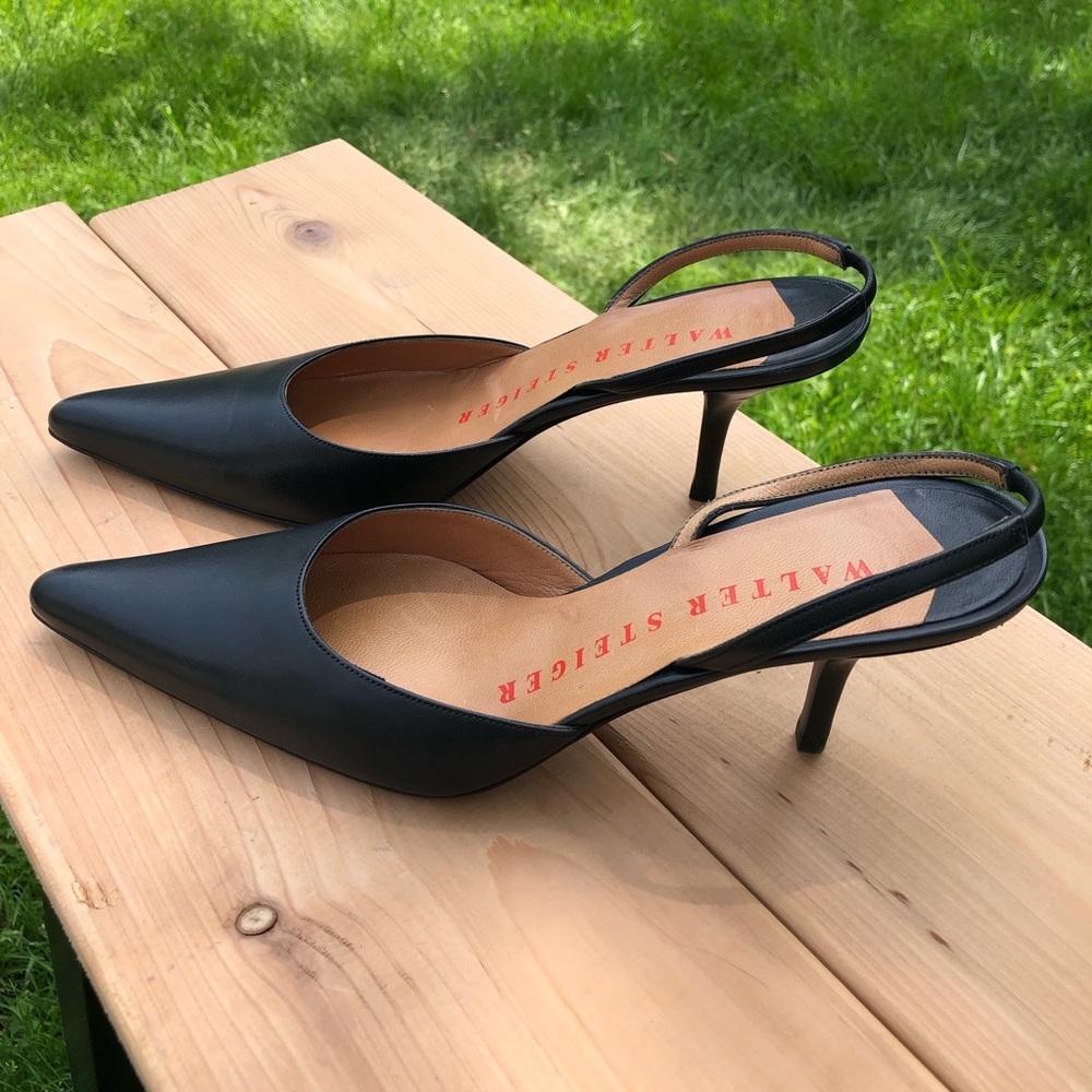 ❤️Walter steiger kitten heel shoes Jackie O